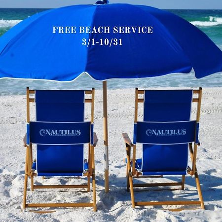 Nautilus 1201 - Gulf Front 2 Bedroom Huge Wrap Around Balcony 2Nd Floor! Fort Walton Beach Eksteriør billede