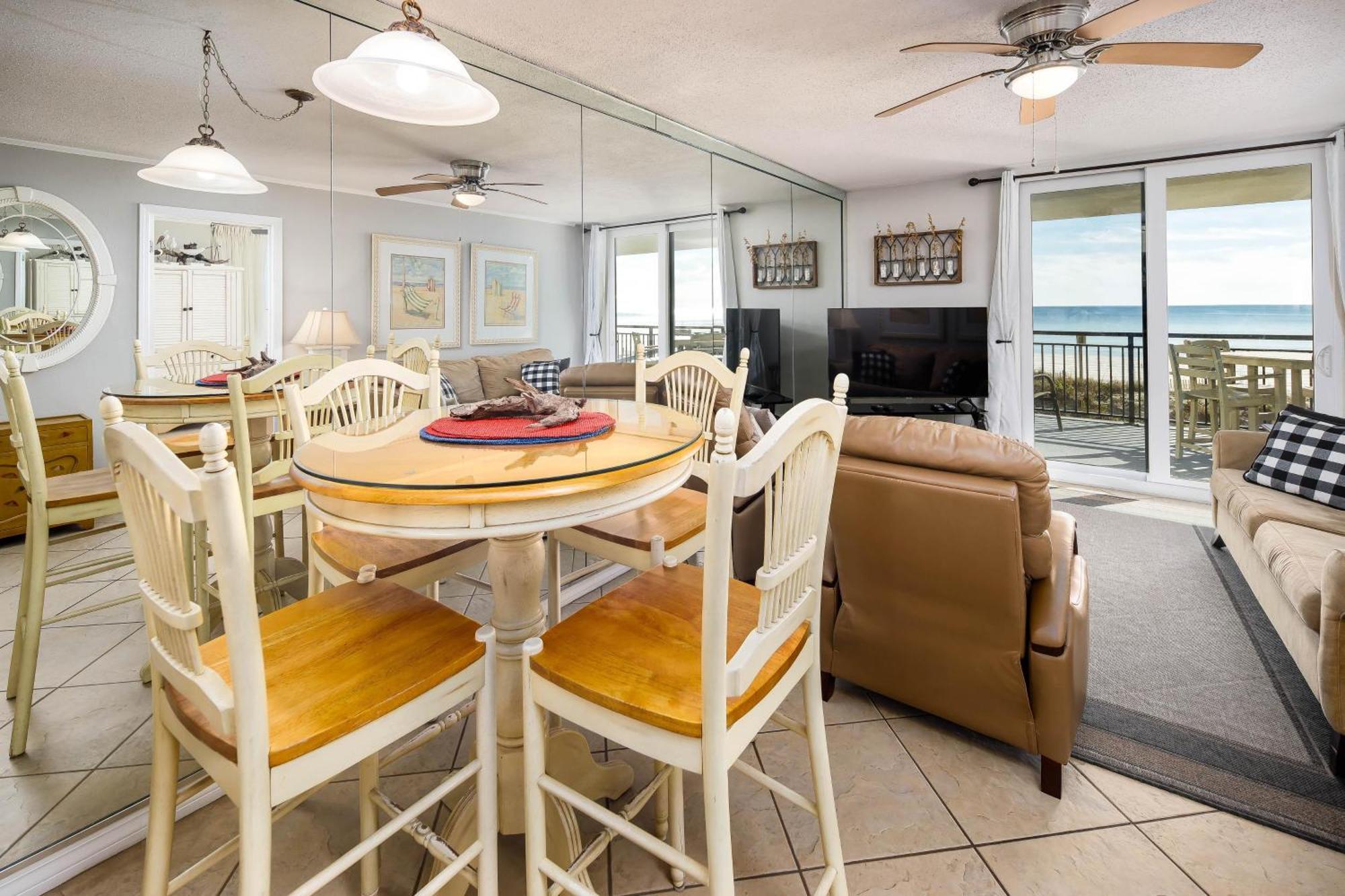 Nautilus 1201 - Gulf Front 2 Bedroom Huge Wrap Around Balcony 2Nd Floor! Fort Walton Beach Eksteriør billede