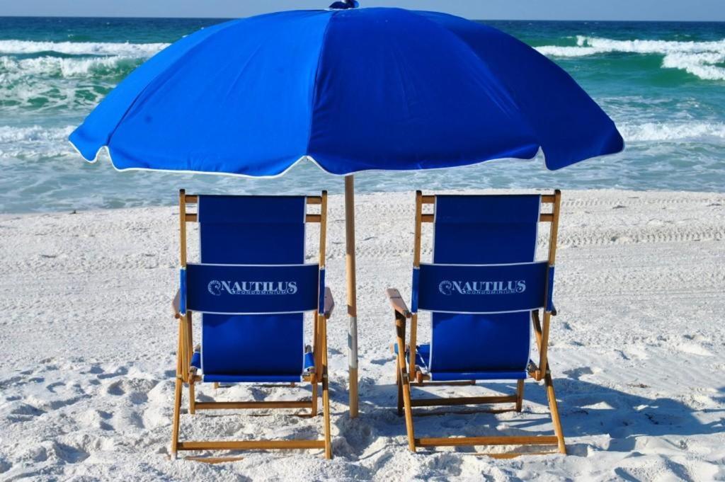 Nautilus 1201 - Gulf Front 2 Bedroom Huge Wrap Around Balcony 2Nd Floor! Fort Walton Beach Eksteriør billede