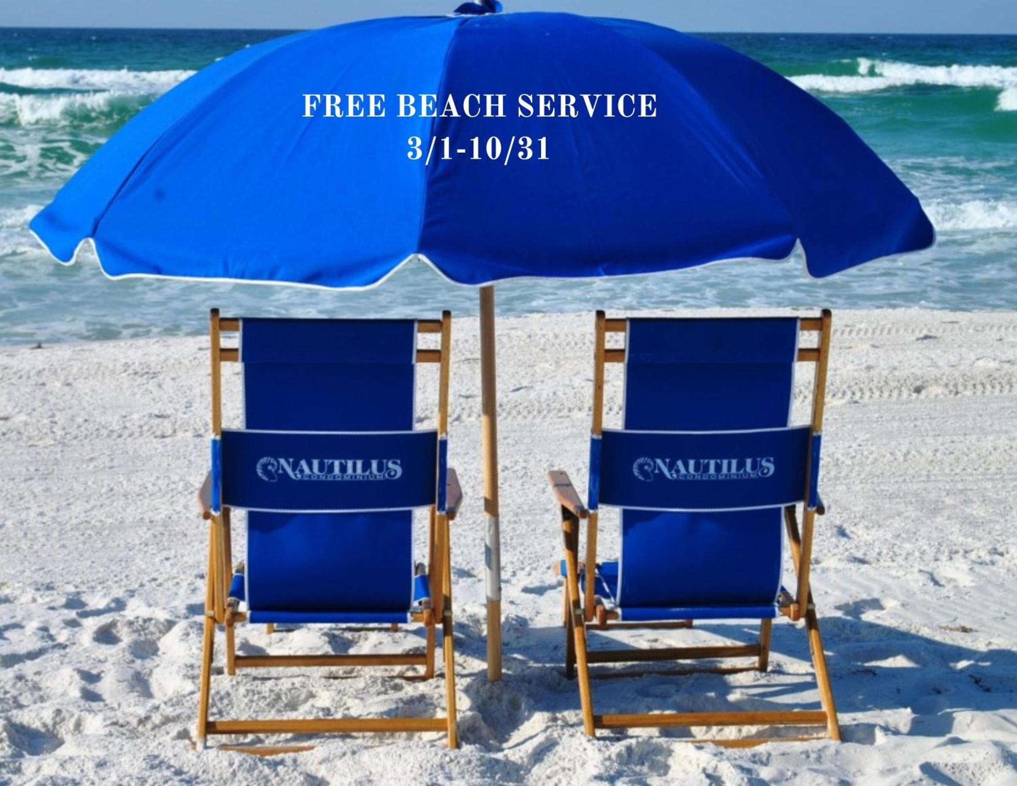 Nautilus 1201 - Gulf Front 2 Bedroom Huge Wrap Around Balcony 2Nd Floor! Fort Walton Beach Eksteriør billede